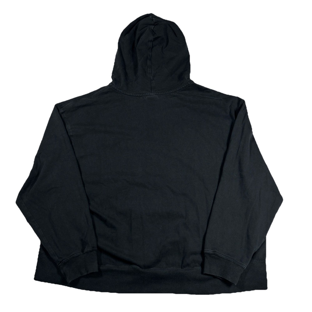 Nike Full Zip Black Hoodie Women's 1X Cropped Boxy Fit Oversized‎ Casual - Picture 2 of 7